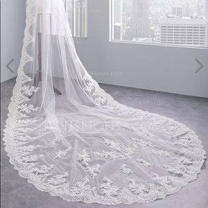 Ivory Lace Cathedral Veil
